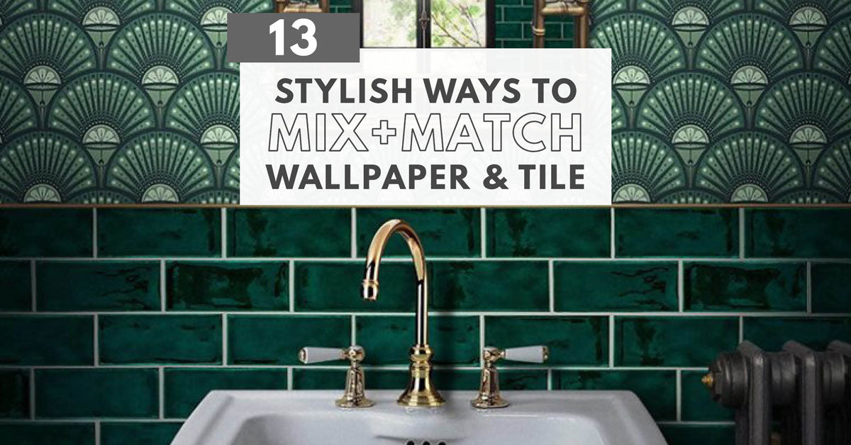 How to Use Tile and Wallpaper for Wow Factor in an MCM Palette