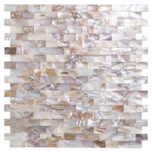 Seashell Dreams Brick Mosaic Tile