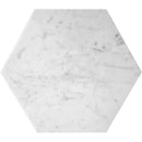 10 inch carrara marble hexagon tile for floors and walls