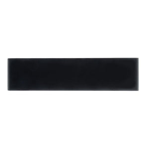 Glacier Black 3x12 Frosted Glass Tile