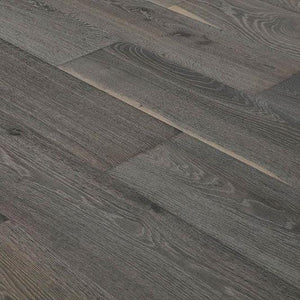 Bungalow Brushed Light Black Oak Engineered Hardwood Sample