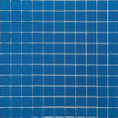 Glacier Ocean Blue Square Polished Glass Tile