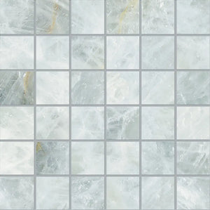 Emporio Quartz Blue 2x2 Porcelain Mosaic