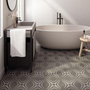 Santorini Retro Star Gray Marble Mosaic Tile