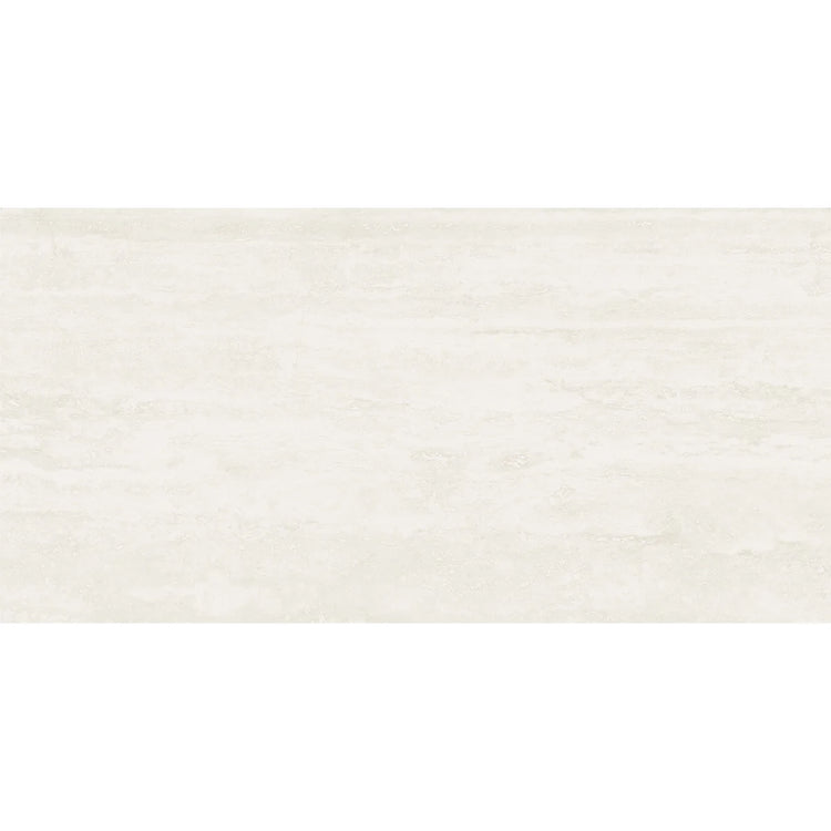 Eterica White Travertine 24x48 Porcelain Tile Sample