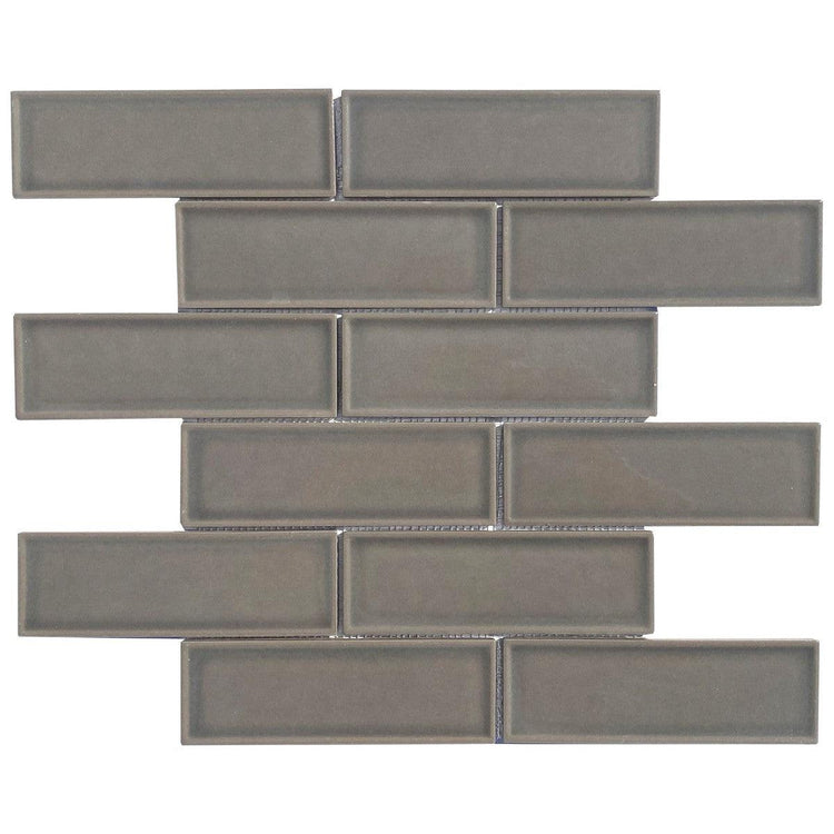 2x6 Dimension Charcoal Gray Brick Sample