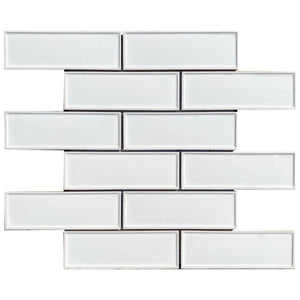 2x6 Dimension White Brick Porcelain Mosaic Tile