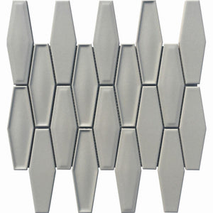 Dimension Light Gray Elongated Hexagon Sample