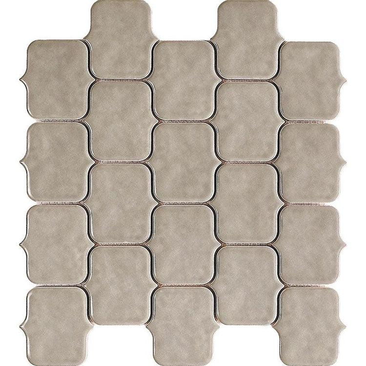 Moroccan Scroll Taupe Sample