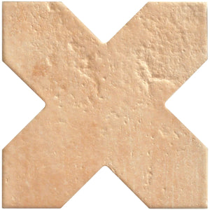 Camila Terra Cotta Cross Porcelain Tile Sample