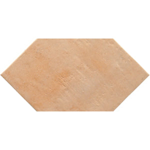 Camila Terra Cotta Hex Porcelain Tile Sample