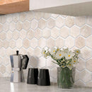 Crema Marfil 2 Inch Hexagon Polished Marble Mosaic Tile