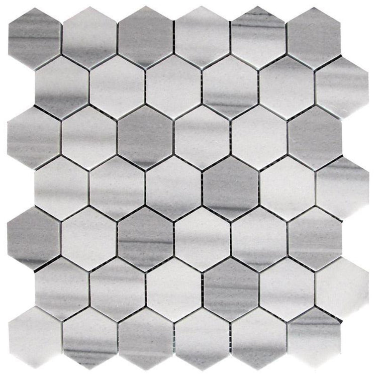 Equator Hexagon polished mosaic tile Sample