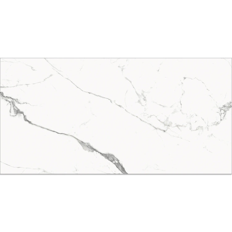 Eterica White & Gray Marbled 24x48 Porcelain Tile