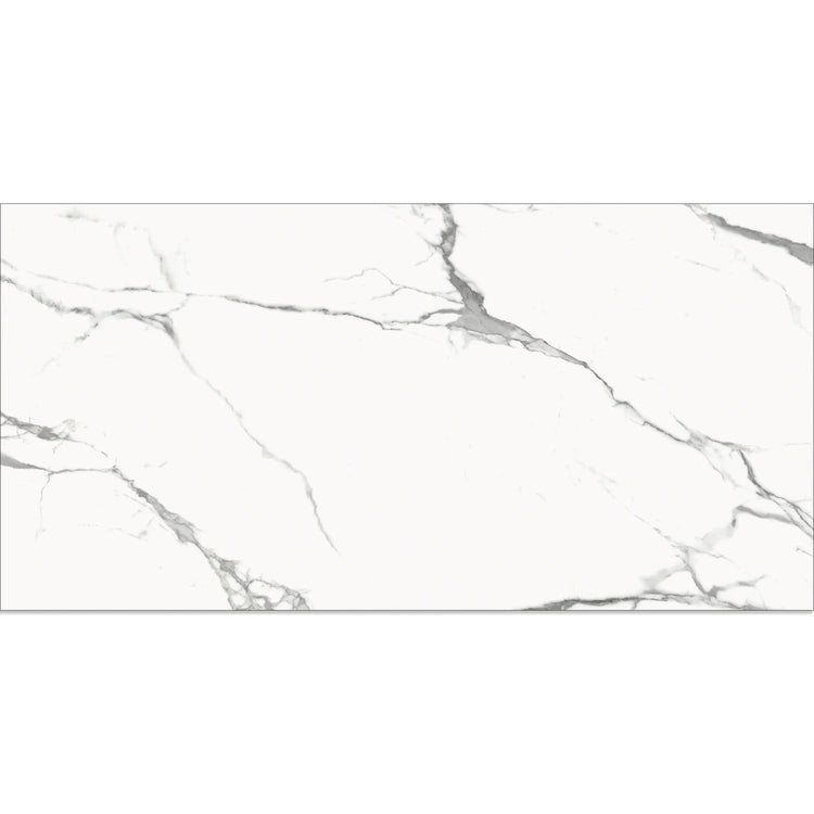 Eterica White & Gray Marbled 24x48 Porcelain Tile