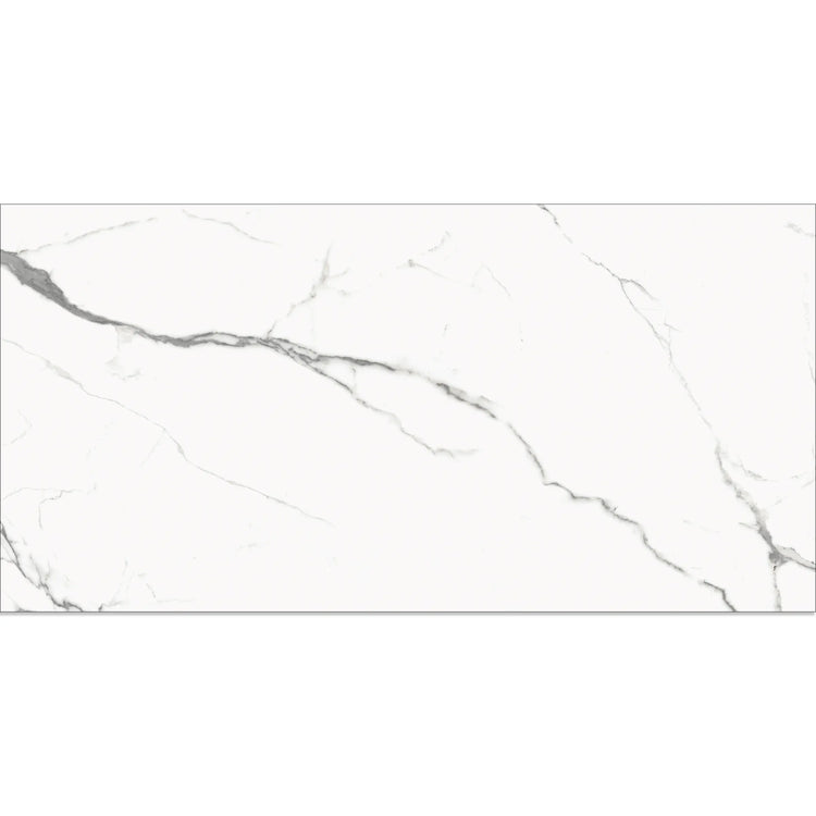 Eterica White & Gray Marbled 24x48 Porcelain Tile