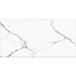 Eterica White & Gray Marbled 24x48 Porcelain Tile