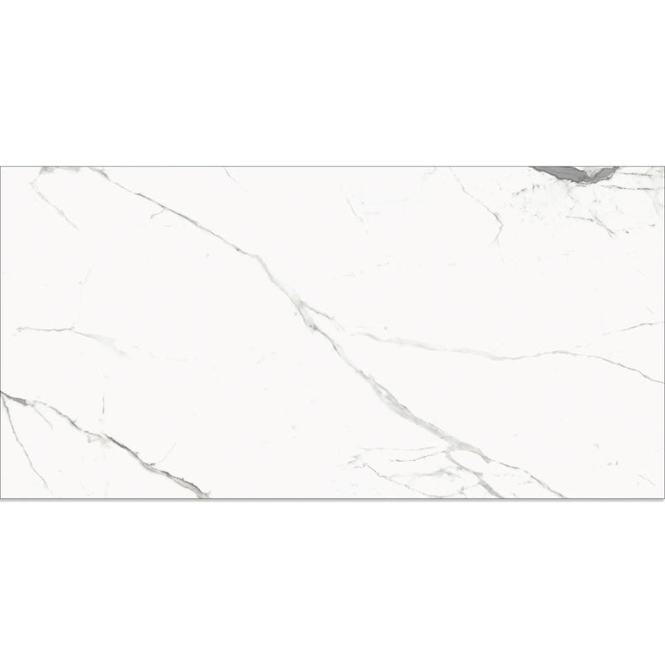 Eterica White & Gray Marbled 24x48 Porcelain Tile