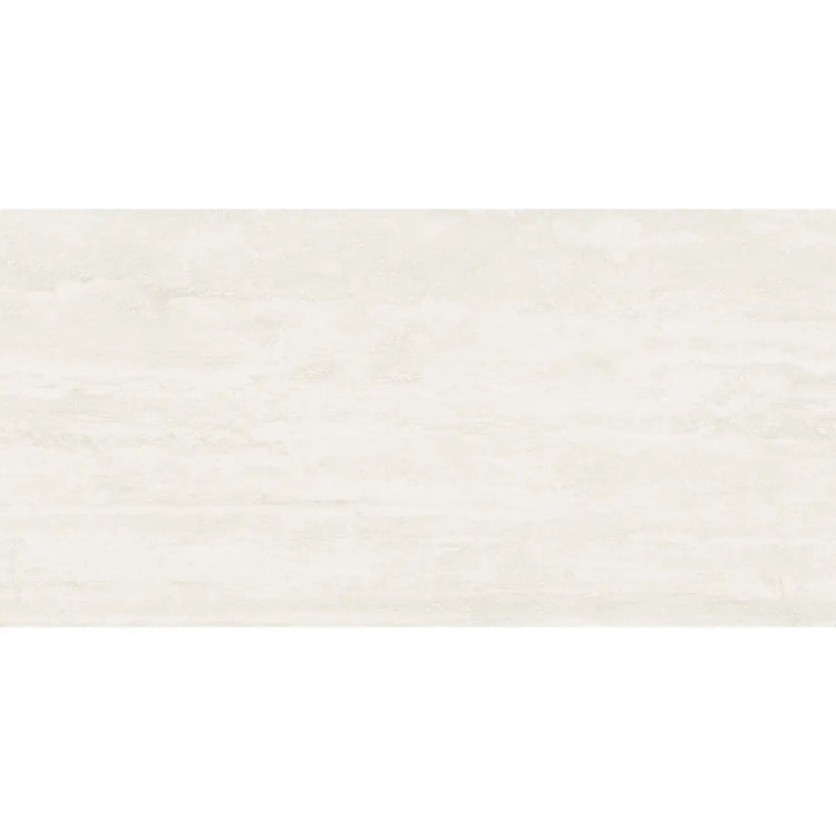 Eterica White Travertine 24x48 Porcelain Tile