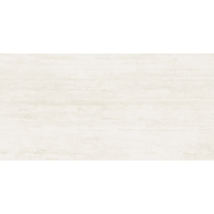 Eterica White Travertine 24x48 Porcelain Tile