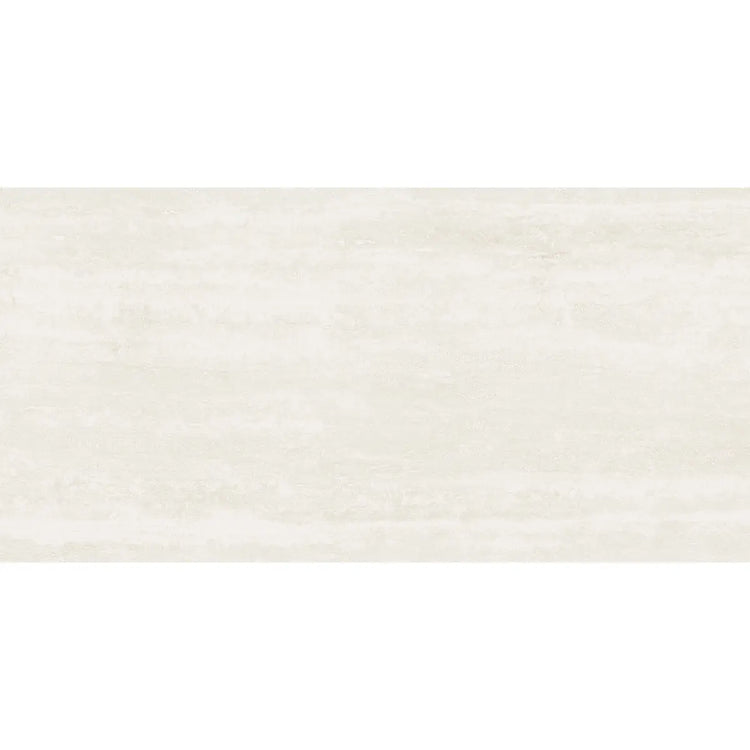 Eterica White Travertine 24x48 Porcelain Tile