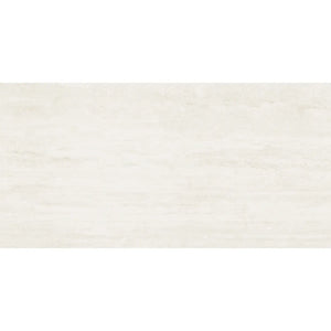 Eterica White Travertine 24x48 Porcelain Tile