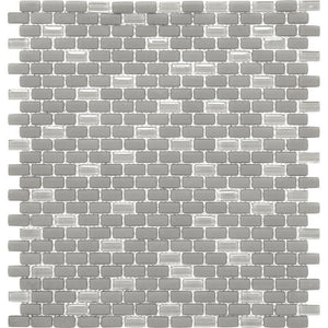 Grey Recycled Glass Brick Mosaic Tile | Tile Club | Position1