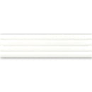 Groove White Deco Gloss Ceramic 3D Subway TIle