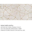 Kasai Carta Kintsugi 10x60" Rectified Porcelain Tile