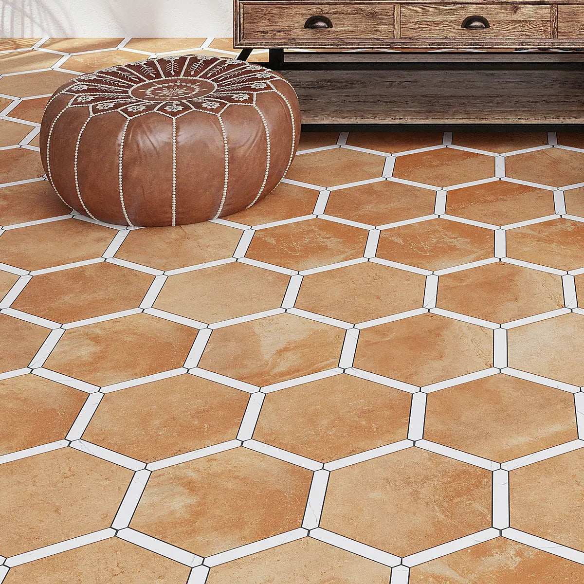 Montura Hexagon Porcelain Tiles